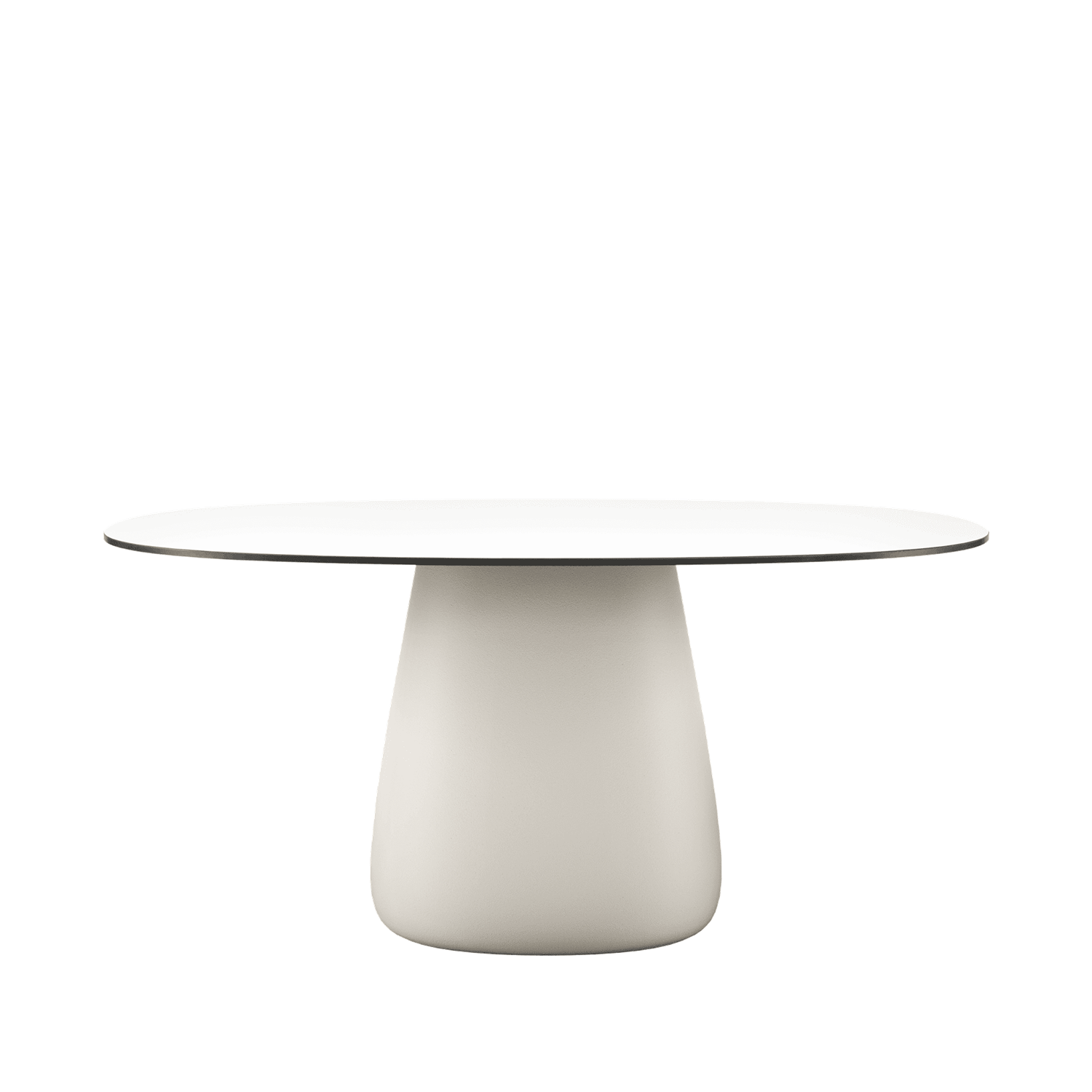 Cobble Table Top 135 cm White Warm Bord